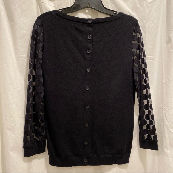 Anthropologie Sparrow Dotlace Pullover Sweater Size M - Picture 5 of 10